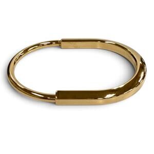 TIFFANY&Co. Tiffany Lock Bangle Large AU750 (RG) Rose Gold Made in Italy Weig...